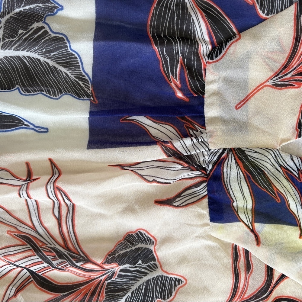 Philosophy Blue and Yellow Graphic Midi Dress - Picture 10 of 10